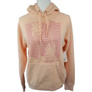 Billabong NWT Catchin Waves Hoodie Size Small in Tropical Peach